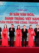 Ninh Binh kicks off exhibition on Vietnam’s cultural heritage, scenic landscapes, handicrafts