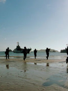 Hải quân đánh bộ huấn luyện hiệp đồng đổ bộ đường biển
