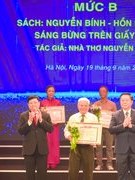 25 tác phẩm lý luận, phê bình văn học, nghệ thuật được trao thưởng