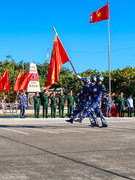 Thiêng liêng lời thề lịch sử trong lễ chào cờ trên đảo Trường Sa ngày 30/4