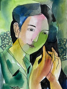 Bàn tay người đánh máy