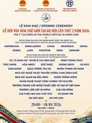 Lễ hội Văn hoá Thế giới tại Hà Nội lần thứ hai