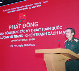 Phát động sáng tác mỹ thuật đề tài lực lượng vũ trang và chiến tranh cách mạng