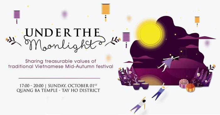 Traditional Mid Autumn festival Under The Moonlight